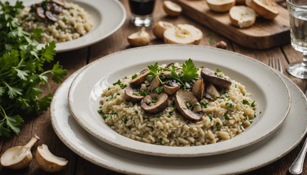 risotto aux champignons